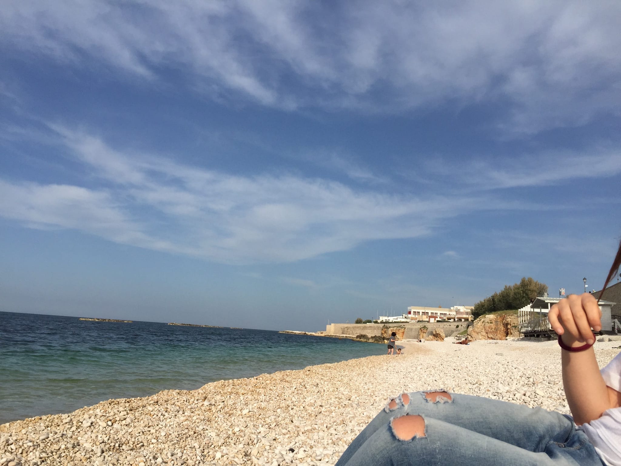 Spiaggia del Pretore con ciottoli